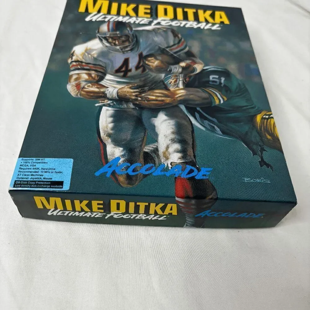 Mike Ditka Ultimate Football - Vintage IBM‎ AT PC Complete - 5 1/4